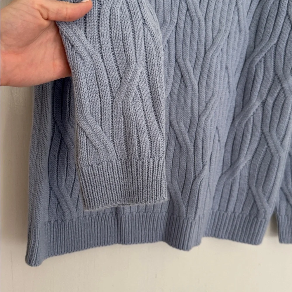 Mango Basics Light Blue Knit Sweater - Picture 5 of 6